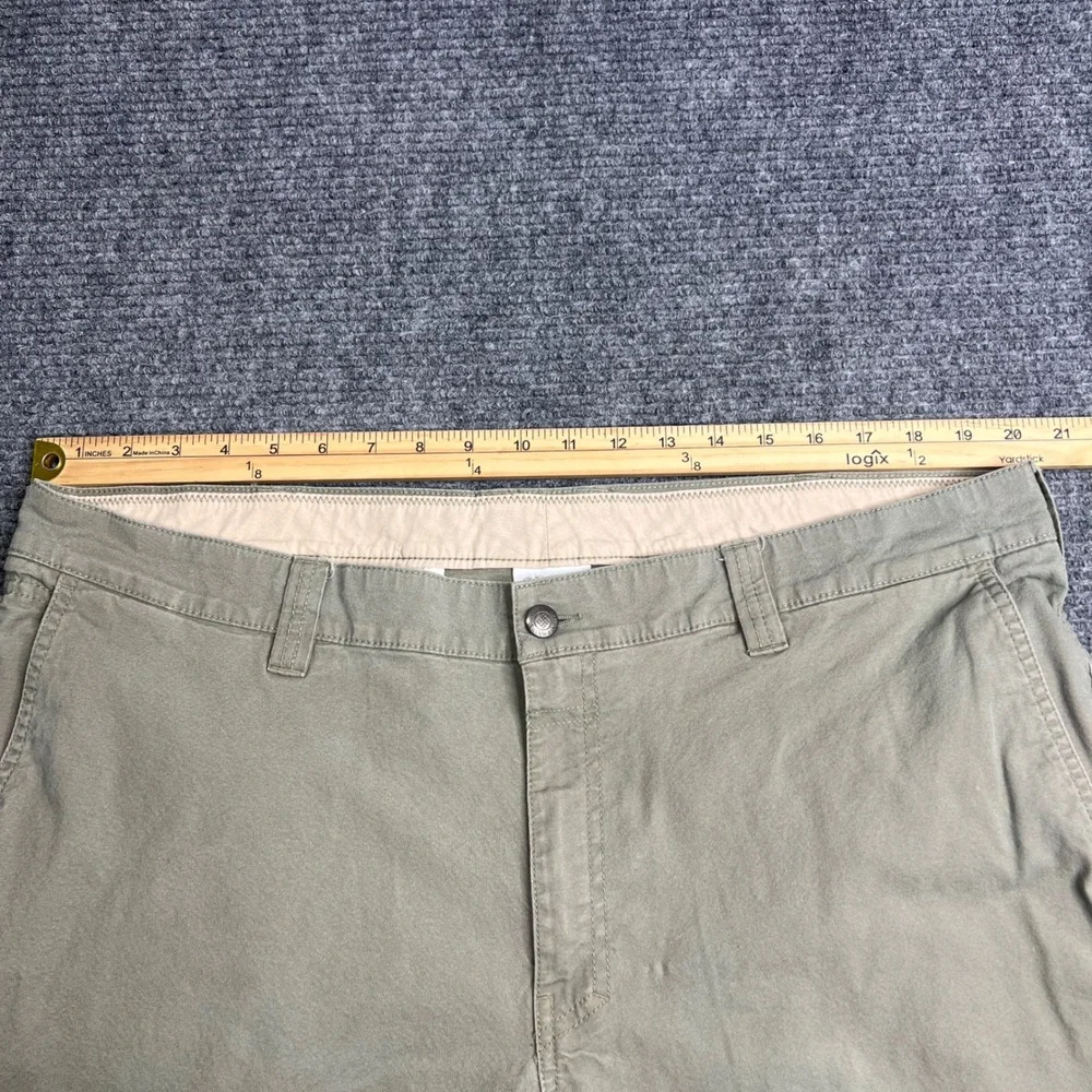 Columbia Mens Regular Fit Utility Pants Sage Green 40x30 Cotton Stretch Hiking